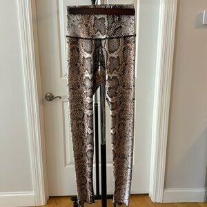 True religion python snake print leggings